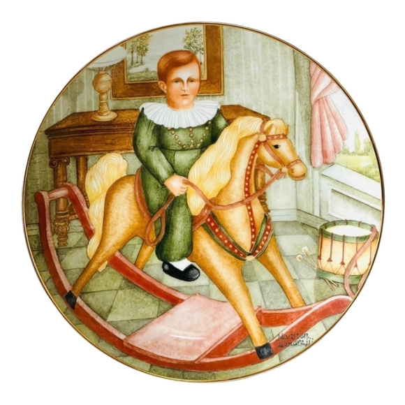 Knowles Other - Vintage Knowles William on the Rocking Horse Collector Plate 8.5 Barbara Marsten